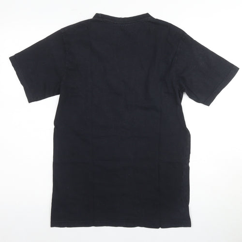 Super Mario Men's Black Graphic T-Shirt Size S