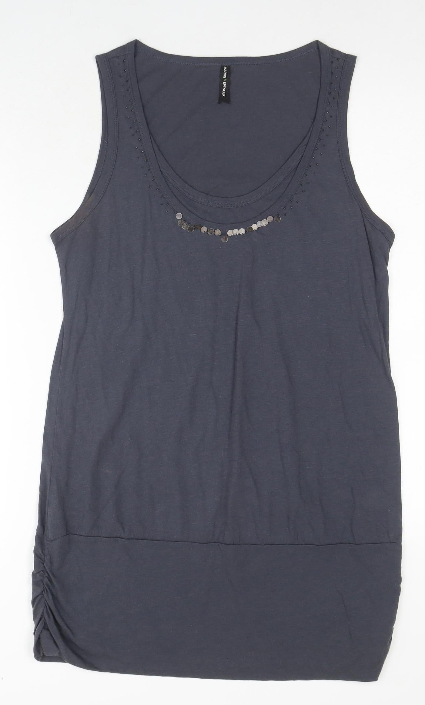 Marks and Spencer Black Sleeveless Women's Dress
