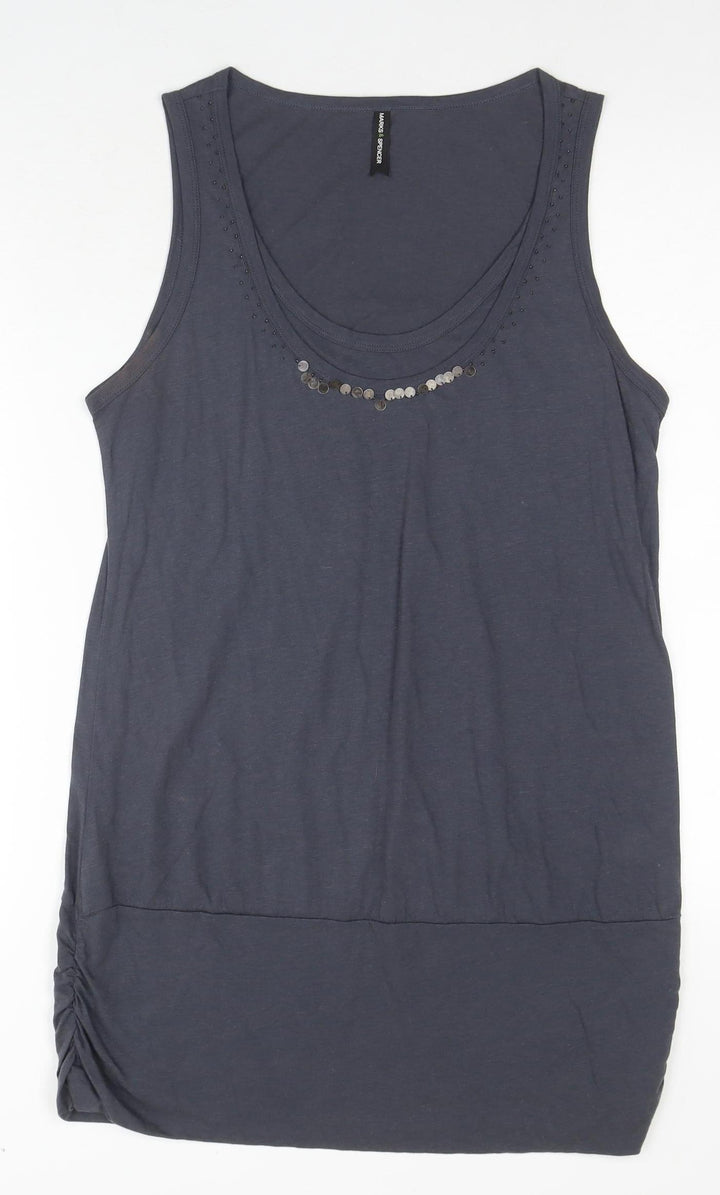 Marks and Spencer Black Sleeveless Women's Dress