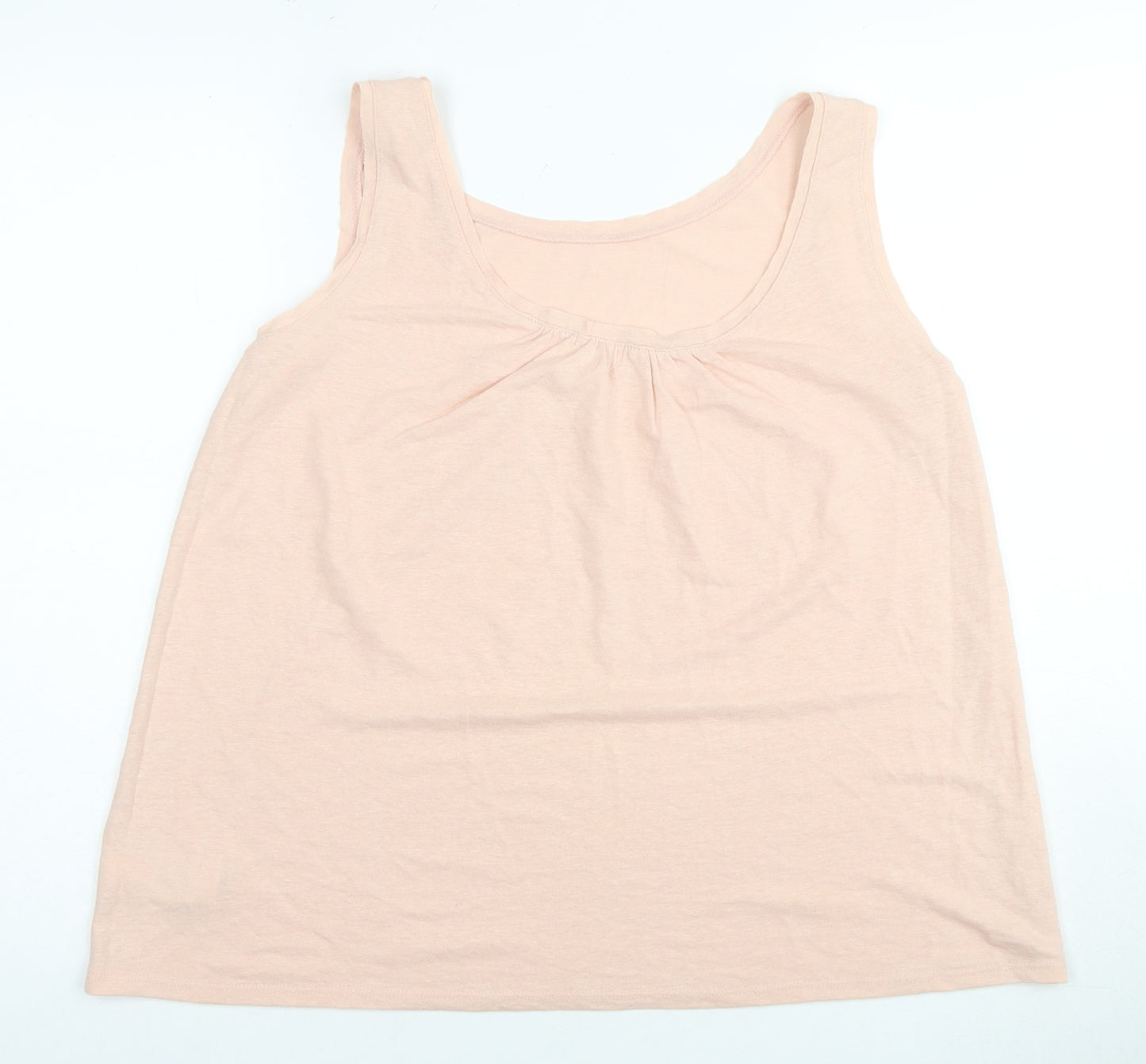 Gap Women's Beige Linen Blend Tank Top M