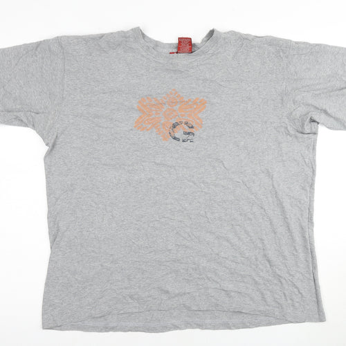 Guess Men’s Grey Medium Crew Neck T-Shirt