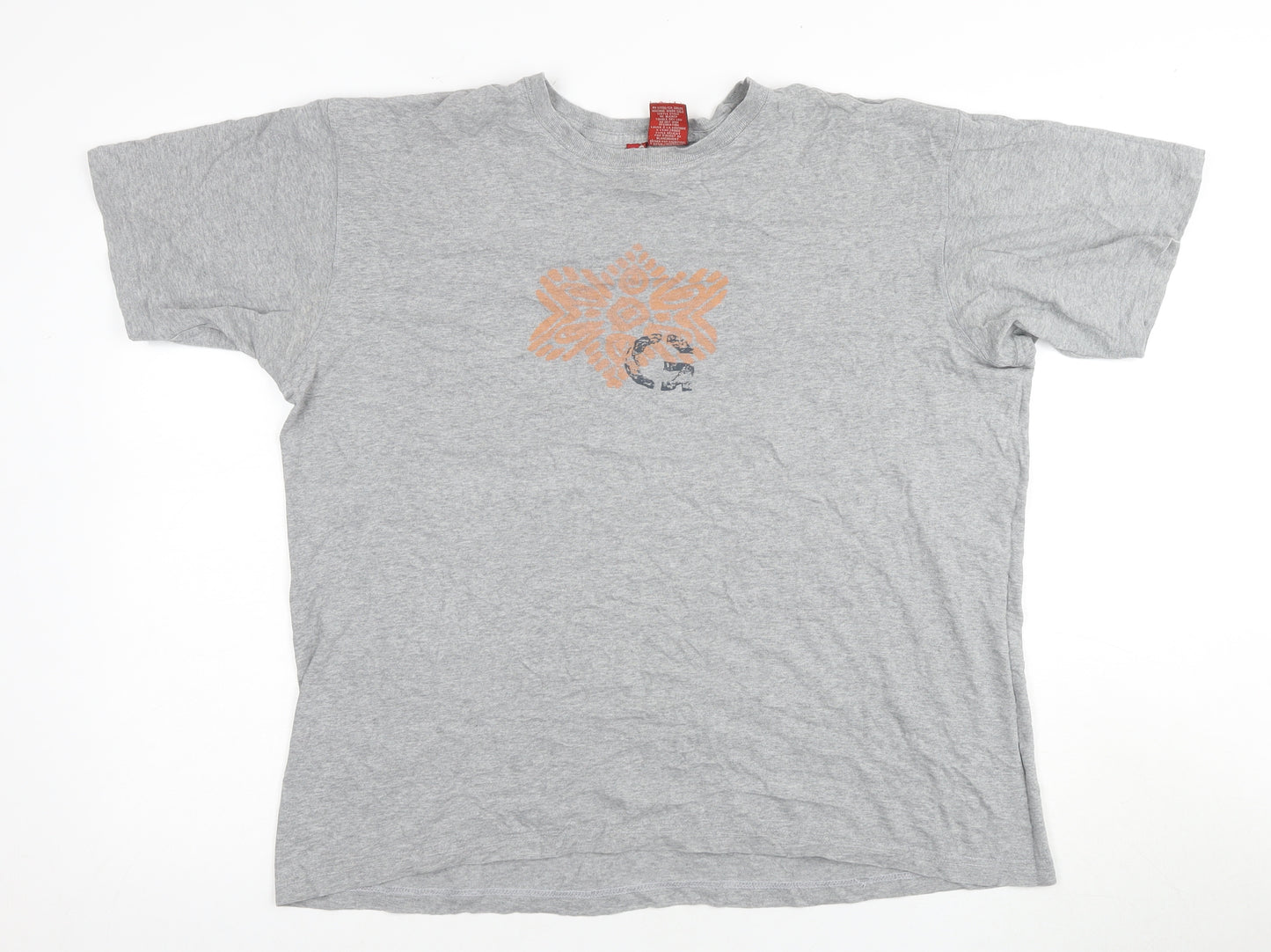 Guess Men’s Grey Medium Crew Neck T-Shirt