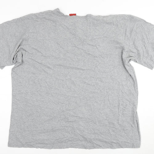 Guess Men’s Grey Medium Crew Neck T-Shirt