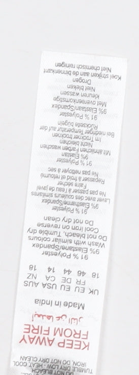 PRETTYLITTLETHING Women's White Sleeveless Blouse Size 18