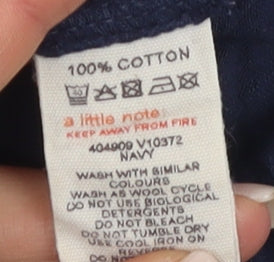 White Stuff Women's Blue Scoop Neck T-Shirt Size 14