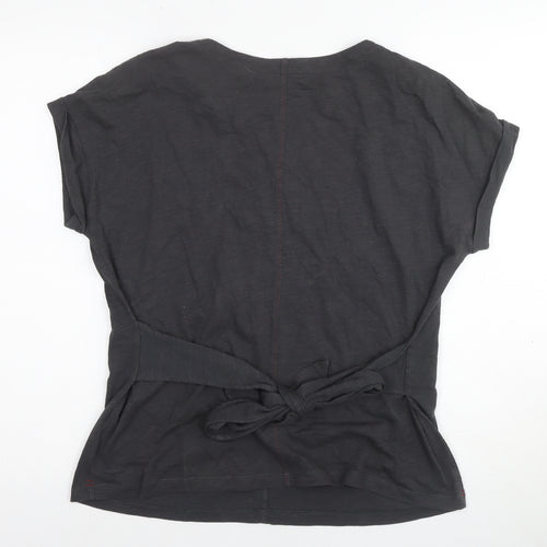 White Stuff Women's Black Crew Neck T-Shirt Size 12