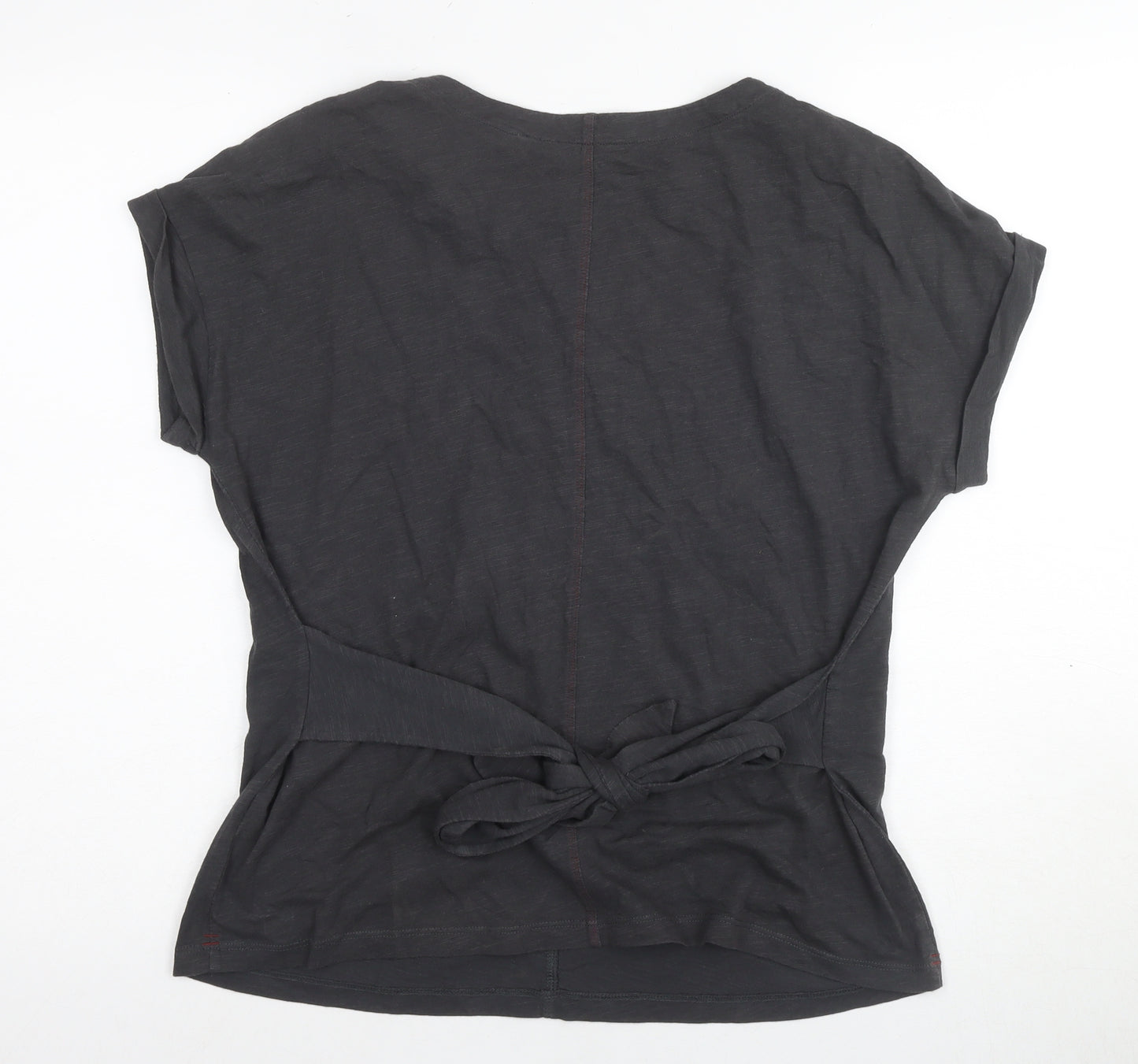 White Stuff Women's Black Crew Neck T-Shirt Size 12