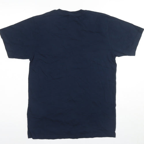 Vans Men's Blue Crew Neck T-Shirt, Size S, Classic Fit