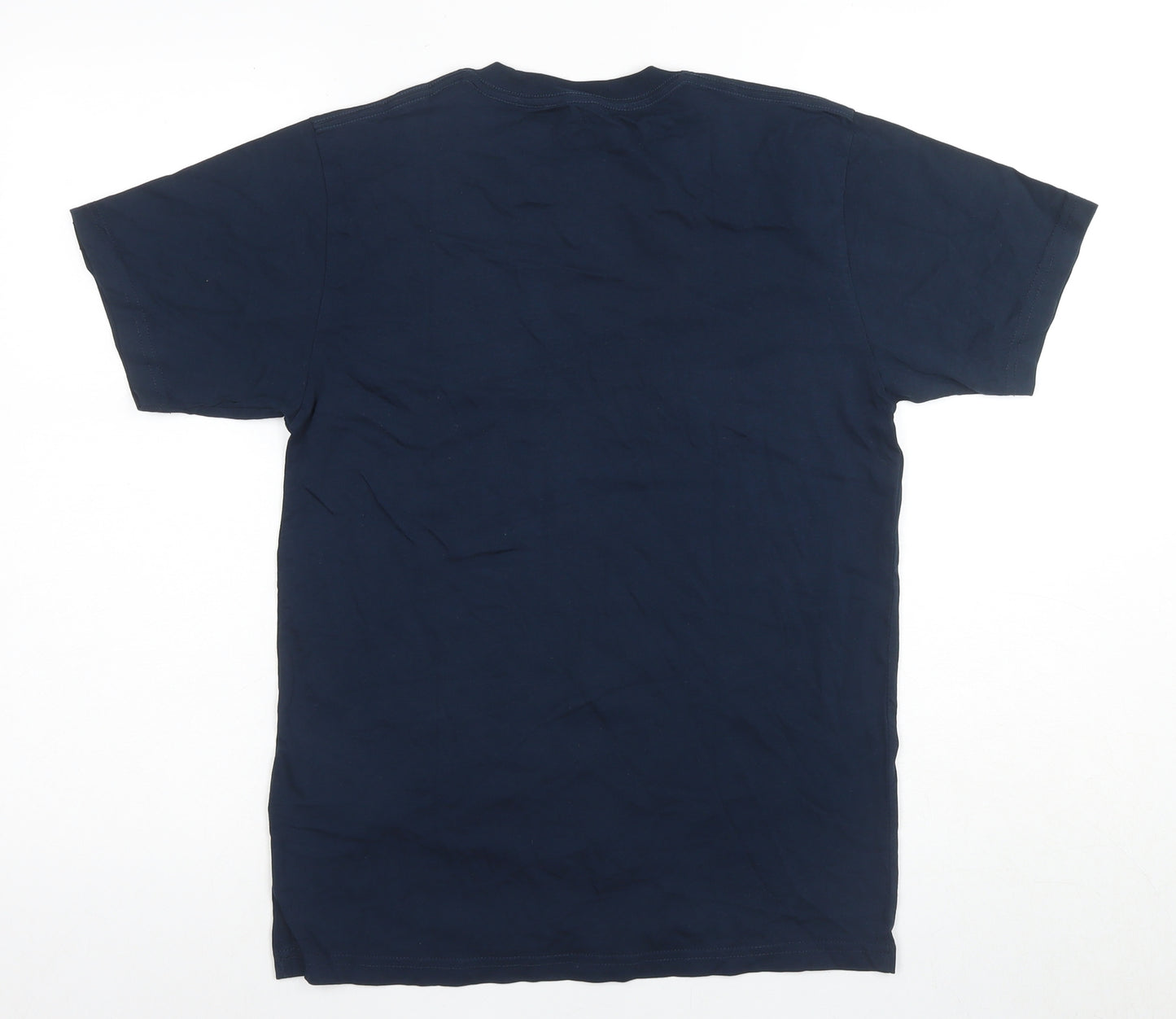 Vans Men's Blue Crew Neck T-Shirt, Size S, Classic Fit