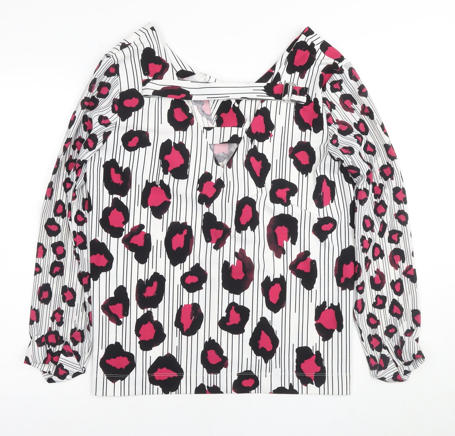 Next Women's Multicoloured Animal Print Blouse Size 14