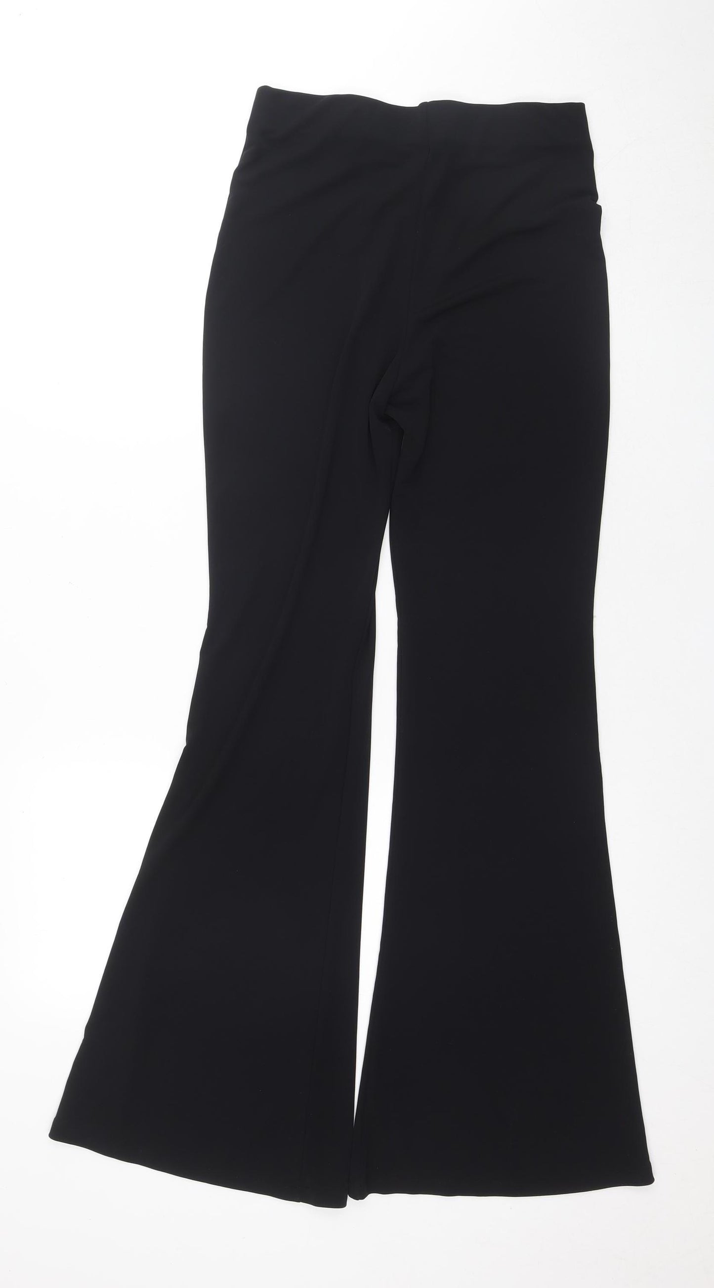 Zara Women's Black Flared Trousers M