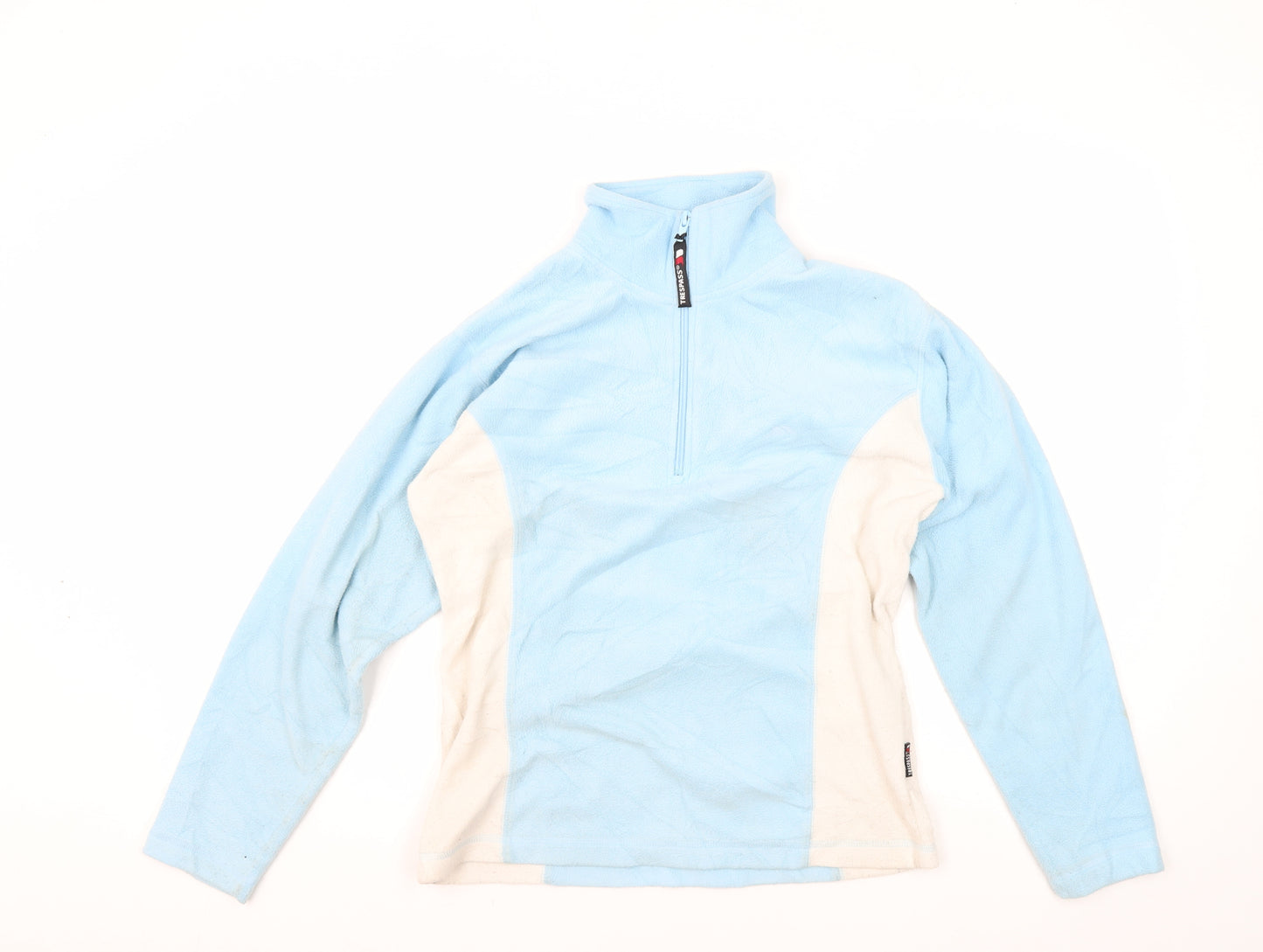 Trespass Women's Blue Fleece Pullover Sweatshirt Small