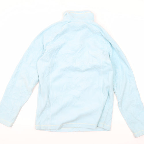 Craghoppers Women's Blue Mock Neck Fleece Sweatshirt Size 6