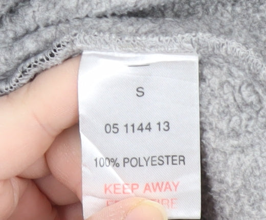 Technicals Men's Grey 1/2 Zip Fleece Sweatshirt, Size S