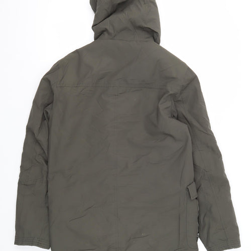 Next Men's Green Parka XS Hooded Casual Jacket