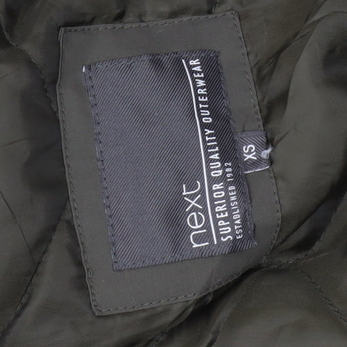 Next Men's Green Parka XS Hooded Casual Jacket