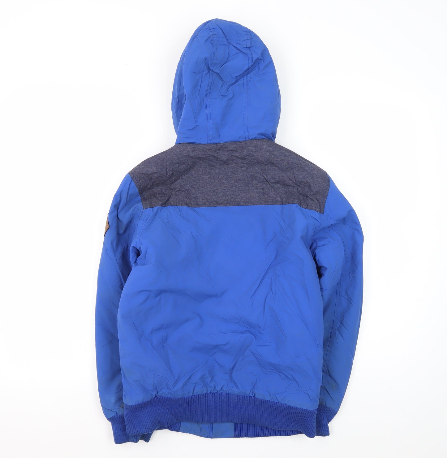 Next Boys Blue Basic Hooded Jacket, 11 Years, Winter Wear
