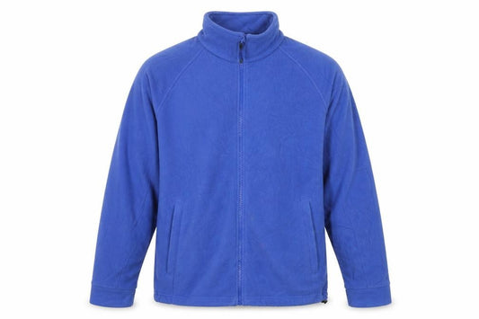 Front view of Regatta Men's Blue Fleece Jacket, size S
