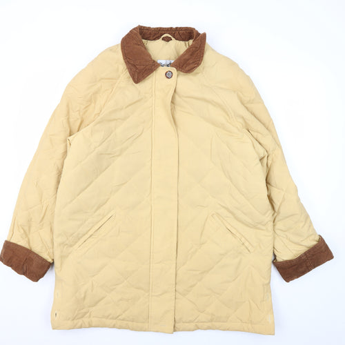 Rossetti Women's Beige Quilted Coat Size 14