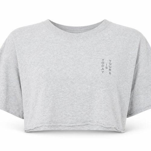 Urban Outfitters Grey Cropped T-Shirt M Casual Style