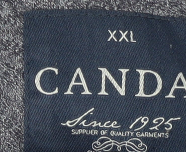 C&A Men's Grey Outdoor Graphic Regular Fit T-Shirt 2XL