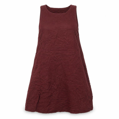 H&M Women's Brown Sleeveless Dress XS Elegant Viscose