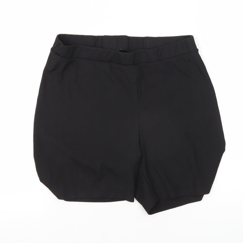 Monki Women's Black Athletic Shorts L
