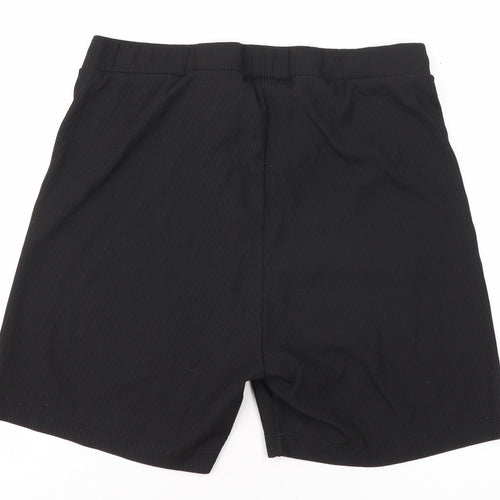 Monki Women's Black Athletic Shorts L