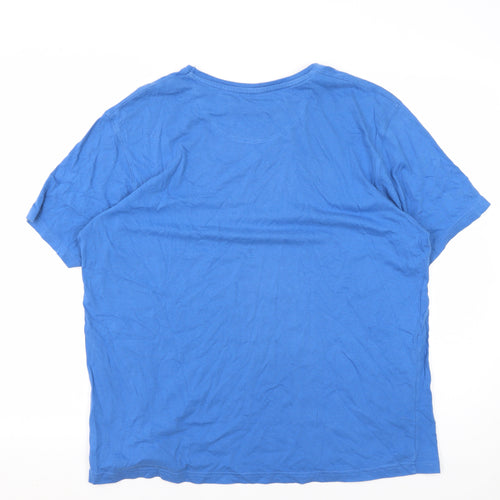 James Pringle Men's Blue Cotton T-Shirt Medium