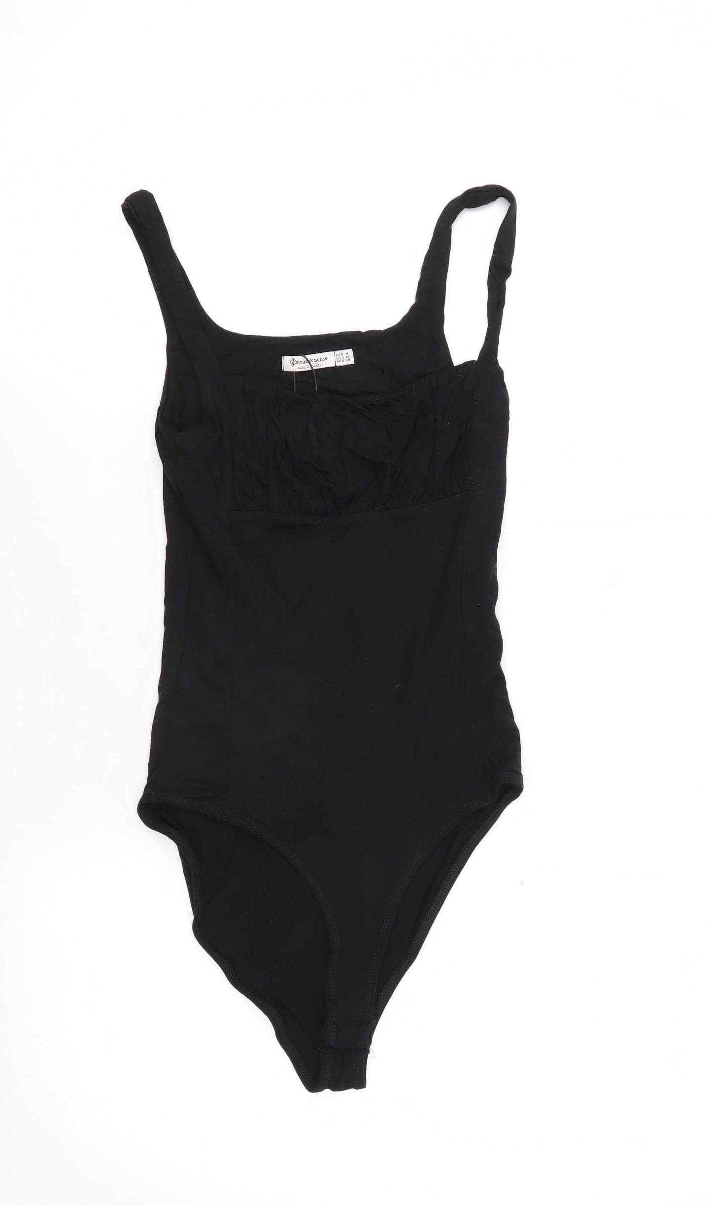 Stradivarius Women's Black Tank Top Size 12