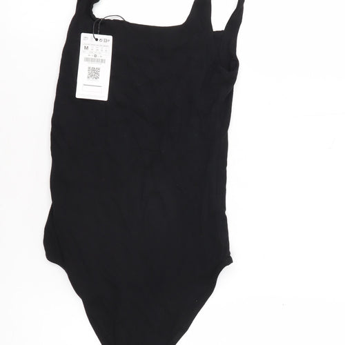 Stradivarius Women's Black Tank Top Size 12