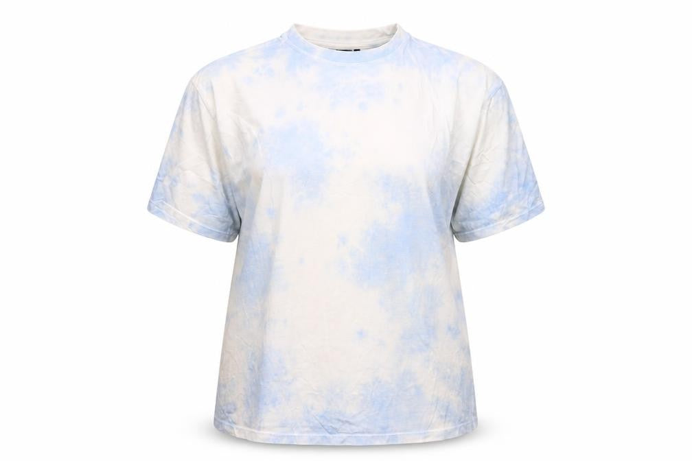 Front view of ASOS DESIGN Women's Multicoloured Tie-Dye T-Shirt, size 8