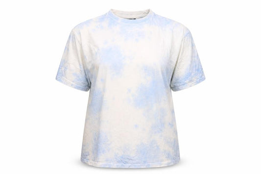 Front view of ASOS DESIGN Women's Multicoloured Tie-Dye T-Shirt, size 8