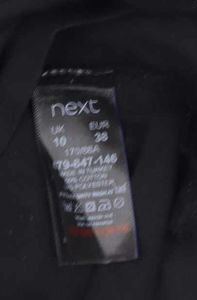 Next Women's Black Sleeveless T-Shirt, Size 10