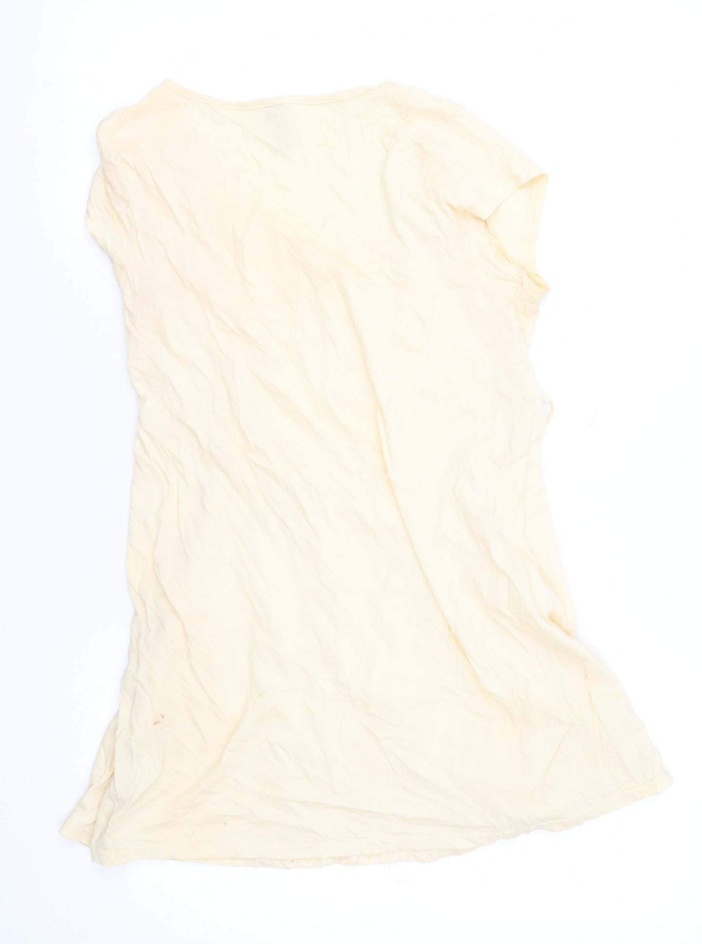 Topshop Women's Beige Shift Dress Size 12, Casual Summer