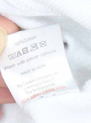 Star Wars Boys White Full Zip Hoodie 4-5 Years Graphic