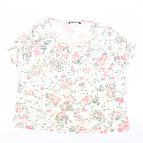 Isle Women's Multicoloured Floral T-Shirt L