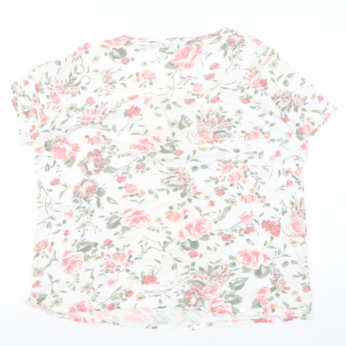 Isle Women's Multicoloured Floral T-Shirt L