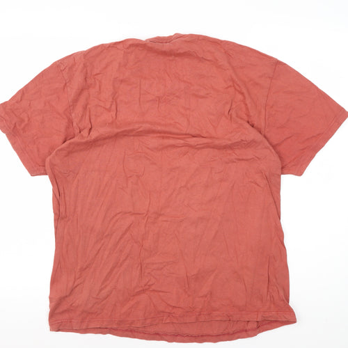 Adidas Men's Red Marathon T-Shirt, One Size, Graphic Print
