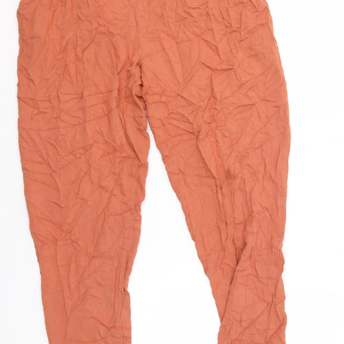 New Look Women's Orange Jogger Trousers - Size 10
