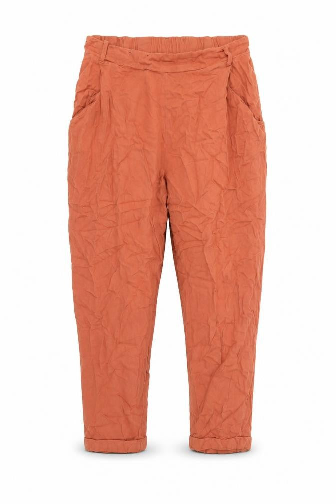 Front view of New Look Women's Orange Jogger Trousers -, size 10