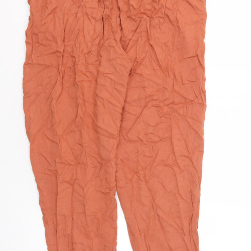 New Look Women's Orange Jogger Trousers - Size 10