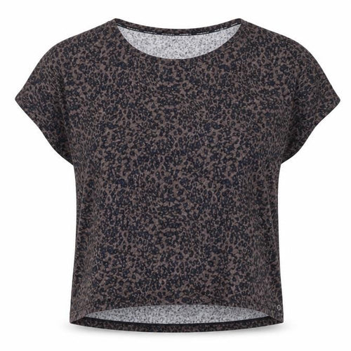 Marks and Spencer Women's Brown Animal Print T-Shirt