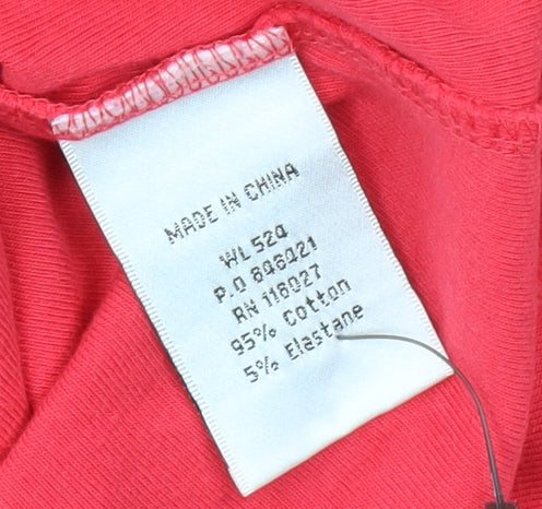 Boden Women's Red Basic T-Shirt Size 16