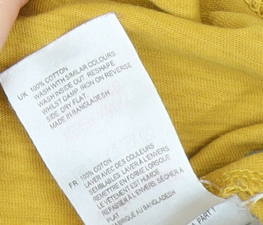 White Stuff Women's Yellow Long Sleeve T-Shirt