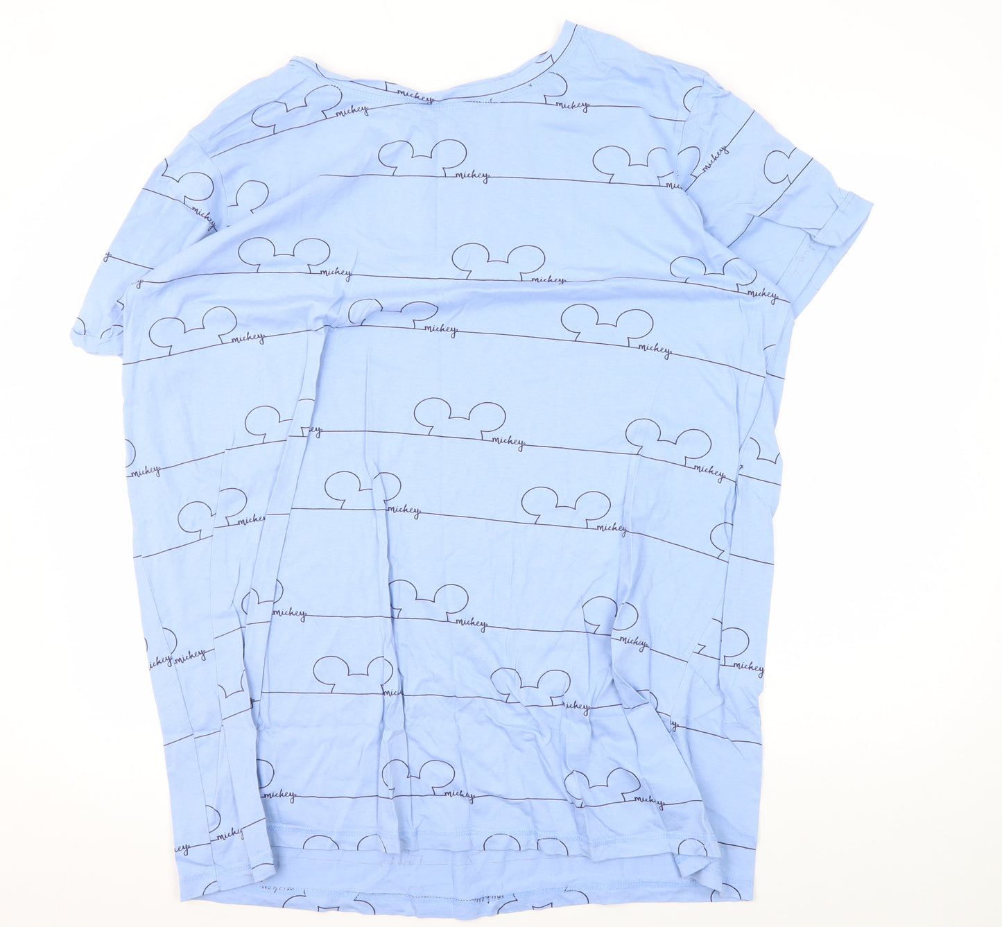 Disney Women's Mickey Mouse Blue Nightshirt, Size 18-20