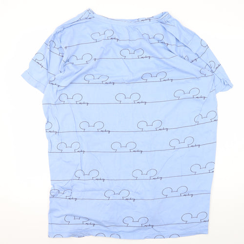 Disney Women's Mickey Mouse Blue Nightshirt, Size 18-20