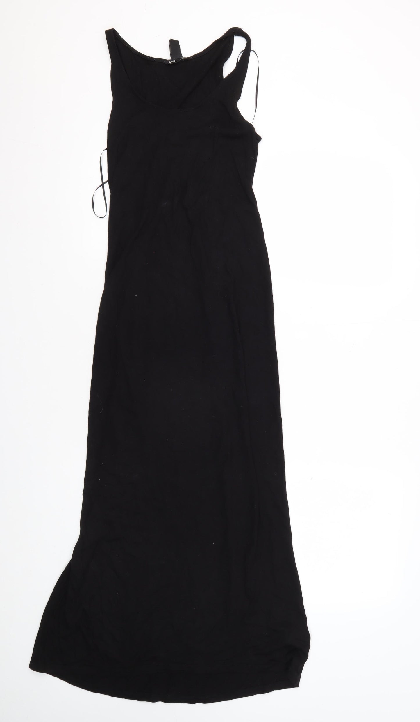 H&M Women's Black Long Slip Dress, Size S