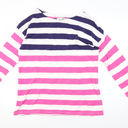 Pomodoro Women's 18 Multicoloured Striped Pullover