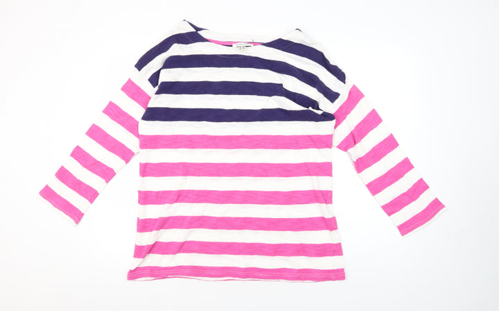 Pomodoro Women's 18 Multicoloured Striped Pullover
